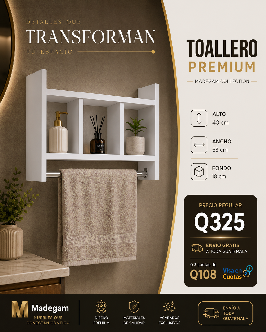 TOALLERO MODERNO (RS-01)