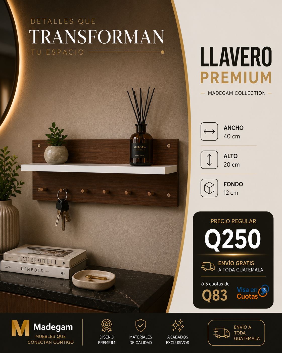 REPISA PARA LLAVES (RS-03)